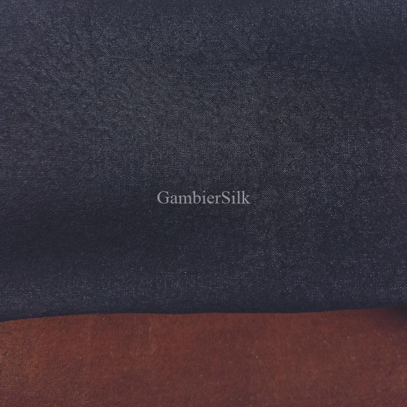 Gambiered Silk Wang word Pattern Pure fabric