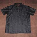 Gambiered Silk men short sleeve polos
